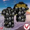 Metal Gear Solid White Palm Tree Black Hawaiian Shirt, Unique Gifts For Friends - Vesles2014S 1