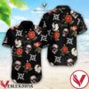 Metallica Skull Black Hawaiian Shirt And Short, Unique Gifts For Friends - Vesles2014S 1