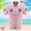 Mew Face Pokemon Hawaiian Button Up Shirt, Perfect Gifts For Anime Lovers - Vesles2014S