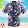 Mew x Mewtwo Pokemon Hawaiian Button Up Shirt, Perfect Gifts For Anime Lovers - Vesles2014S