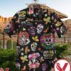 Mexico Skull Amigos Black Hawaiian Shirt, Unique Gifts For Friends - Vesles2014S 1