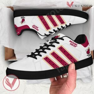 Miami Heat Print Stan Smith Shoes, Best Sneaker For Fans - Vesles2014s