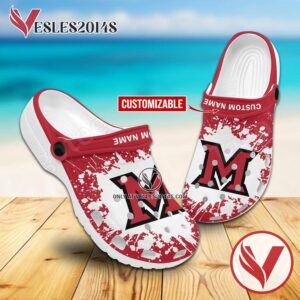 Miami University-Hamilton Crocs Crocband Clog, Unique Footwear For Fans - Vesles2014S