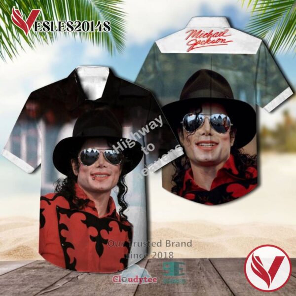 Michael Jackson Halo Album Hawaiian Shirt, Best Gift For Music Lovers Vesles2014S