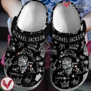 Michael Jackson Music Crocs Crocband Clogs Shoes, Unique Gifts For Fans Style 1 - Vesles2014S