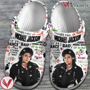 Michael Jackson Music Crocs Crocband Clogs Shoes, Unique Gifts For Fans Style 2 - Vesles2014S 2