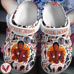 Michael Jackson Music Crocs Crocband Clogs Shoes, Unique Gifts For Fans Style 4 - Vesles2014S