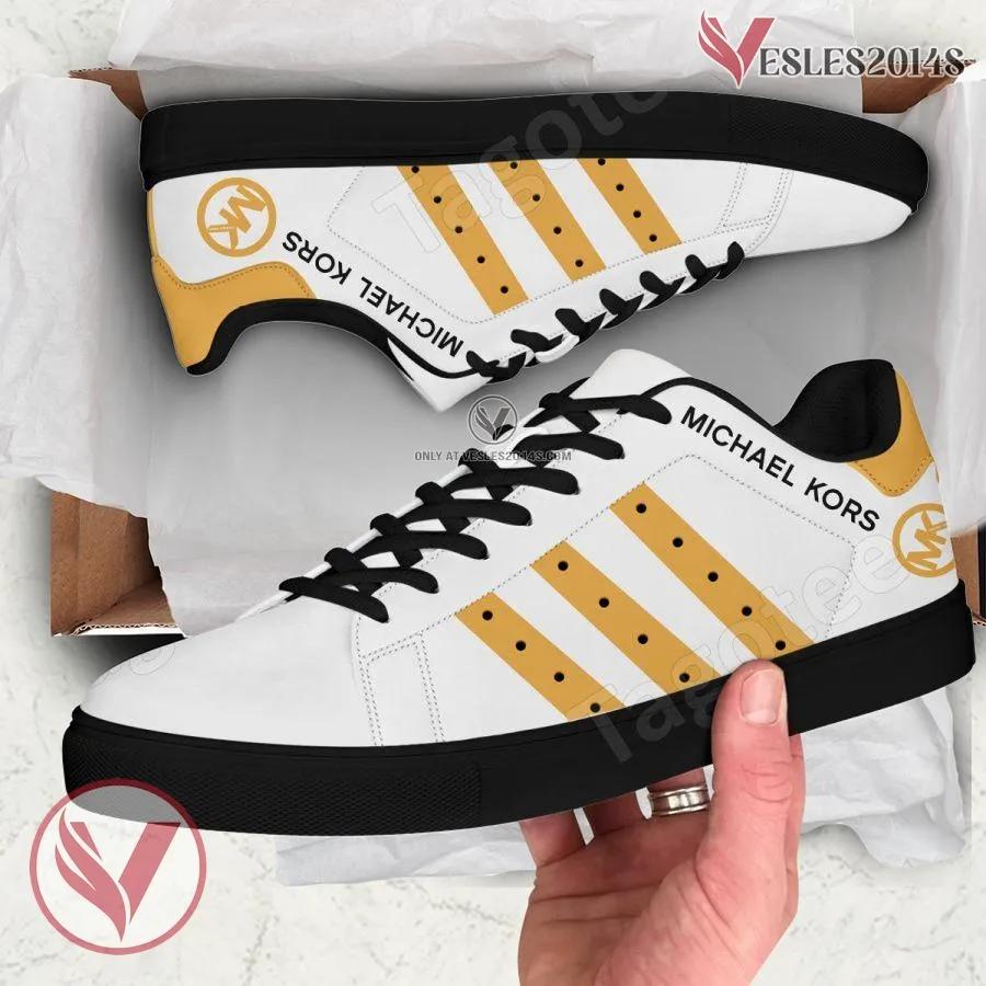 Michael Kors Logo Print Stan Smith Shoes, Unique Sneaker For Fans - Vesles2014s 1