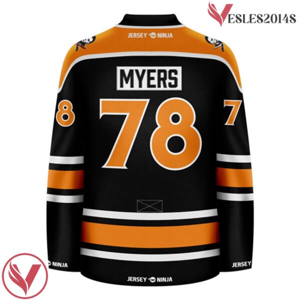 Michael Myers Haddonfield Slashers Hockey Jersey - Vesles2014S 3