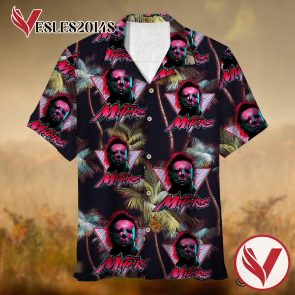 Michael Myers Horror Halloween Casual Beach Full Printing Hawaiian Shirt Vesles2014S 1