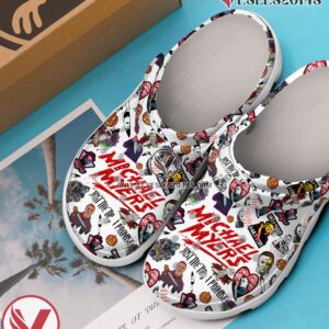 Michael Myers Movie Crocs Crocband Clogs Shoes Comfortable For Men Women and Kids - Vesles2014S 2