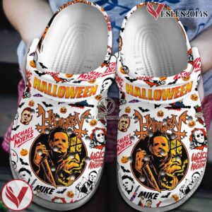 Michael Myers Movie Halloween Crocs Crocband Clogs Shoes Comfortable For Men Women and Kids Style 2 - Vesles2014S