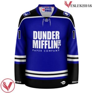 Michael Scott Dunder Mifflin Blue Jersey - Vesles2014S 2