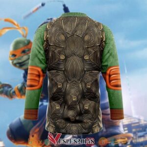 Michelangelo TMNT Cosplay Hockey Jersey Shirt, Trending Gifts For Fans - Vesles2014s 3