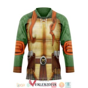 Michelangelo TMNT Cosplay Hockey Jersey Shirt, Trending Gifts For Fans - Vesles2014s
