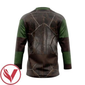 Michelangelo TMNT Mike Mikey Cosplay Custom Hockey Jersey, Trending Gifts For Fans - Vesles2014s 1