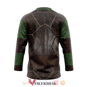 Michelangelo TMNT Mike Mikey Cosplay Custom Hockey Jersey, Trending Gifts For Fans - Vesles2014s 1
