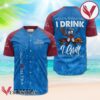 Michelob ULTRA Blue I Drink I Grill Baseball Jersey, Perfect Gifts For Fans - Vesles2014S