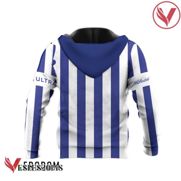 Michelob ULTRA Blue Vintage Striped Hoodie & Zip Hoodie - Vesles2014S 4