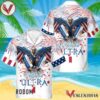 Michelob ULTRA Eagle Fireworks Independence Day Hawaiian Shirt, Best Summer Gifts For Fans - Vesles2014S