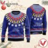 Michelob ULTRA Heart Pattern Fair Isle Ugly Sweater, Unique Winter Outfits For Fans - Vesles2014S  1