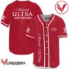Michelob ULTRA Infusions Pomegranate Red Baseball Jersey, Perfect Gifts For Fans - Vesles2014S