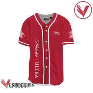 Michelob ULTRA Infusions Pomegranate Red Baseball Jersey, Perfect Gifts For Fans - Vesles2014S 2