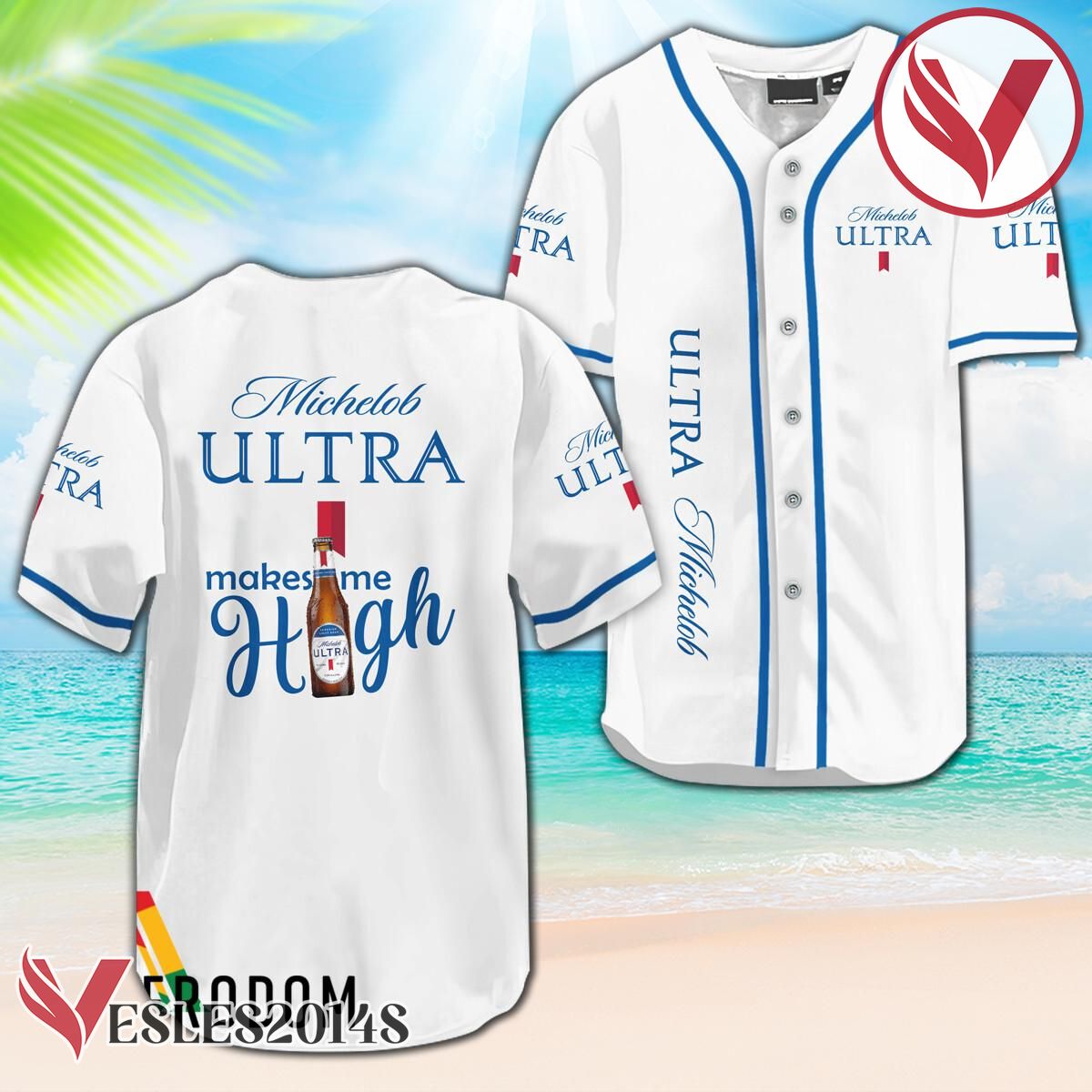 Michelob ULTRA Make Me High Baseball Jersey, Perfect Gifts For Fans - Vesles2014S