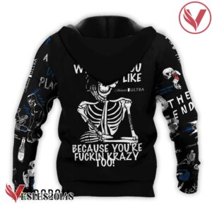 Michelob ULTRA Rock And Roll Skeleton Skull Hoodie & Zip Hoodie - Vesles2014S 3
