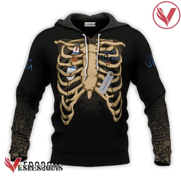 Michelob ULTRA Skeleton Ribcage Hoodie & Zip Hoodie - Vesles2014S 1