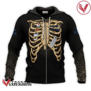 Michelob ULTRA Skeleton Ribcage Hoodie & Zip Hoodie - Vesles2014S 2