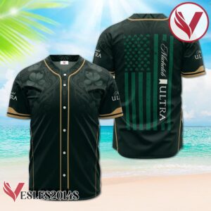 Michelob ULTRA St. Patrick's Day American Flag Baseball Jersey, Perfect Gifts For Fans - Vesles2014S