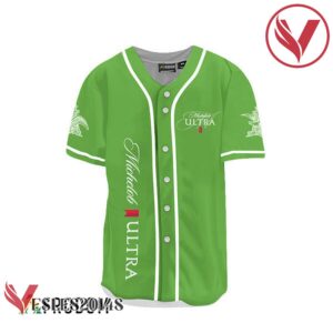 Michelob Ultra Infusions Light Green Baseball Jersey, Perfect Gifts For Fans - Vesles2014S 2