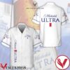 Michelob Ultra White Hawaiian Shirt And Short, Unique Gifts For Friends - Vesles2014S 1
