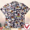 Mickey And Blue Butterfly Camo Hawaiian Shirt, Unique Gifts For Friends - Vesles2014S 1