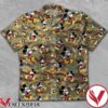 Mickey And Palm Leaves Brown Camo Hawaiian Shirt, Unique Gifts For Friends - Vesles2014S 1