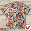 Mickey And Pluto Orange Hibiscus Hawaiian Shirt, Unique Gifts For Friends - Vesles2014S 1