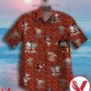 Mickey Donald Goofy And Baby Yoda Full Of Red Flowers Hawaiian Shirt, Unique Gifts For Friends - Vesles2014S 1