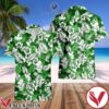Mickey & Friends Floral Pattern Green White Hawaiian Shirt And Short, Unique Gifts For Friends - Vesles2014S 1