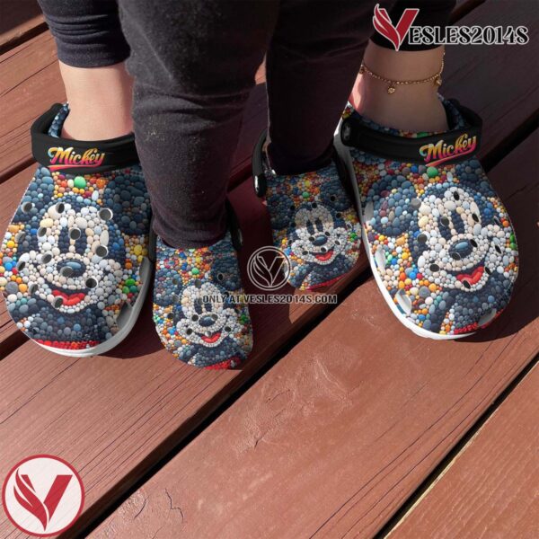 Mickey Mouse Cartoon Crocs Crocband Clogs Shoes Comfortable For Men Women and Kids, Unique Gift From  Vesles2014S 2