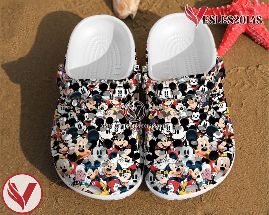 Mickey Mouse Crocs Clog Shoes Style 36, Unique Gift From Vesles2014S