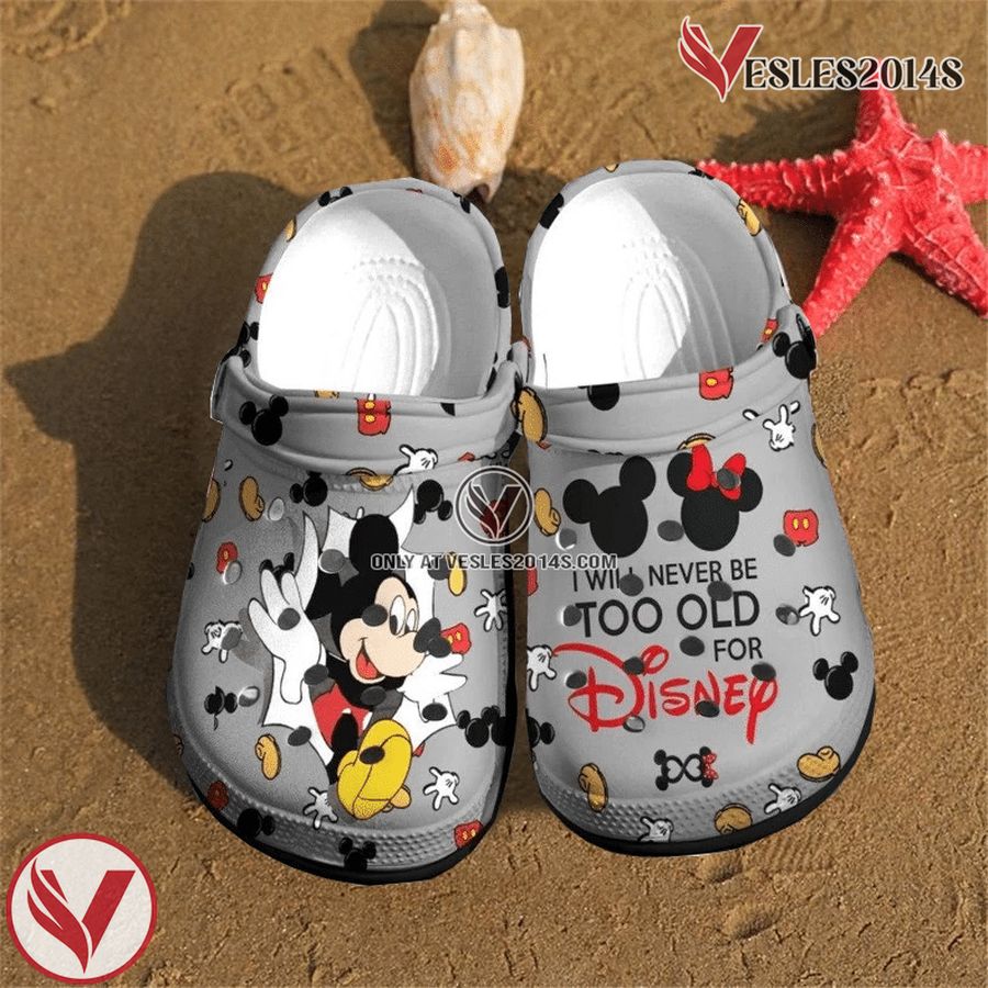 Mickey Mouse Crocs Clog Shoes Style 39, Unique Gift From Vesles2014S