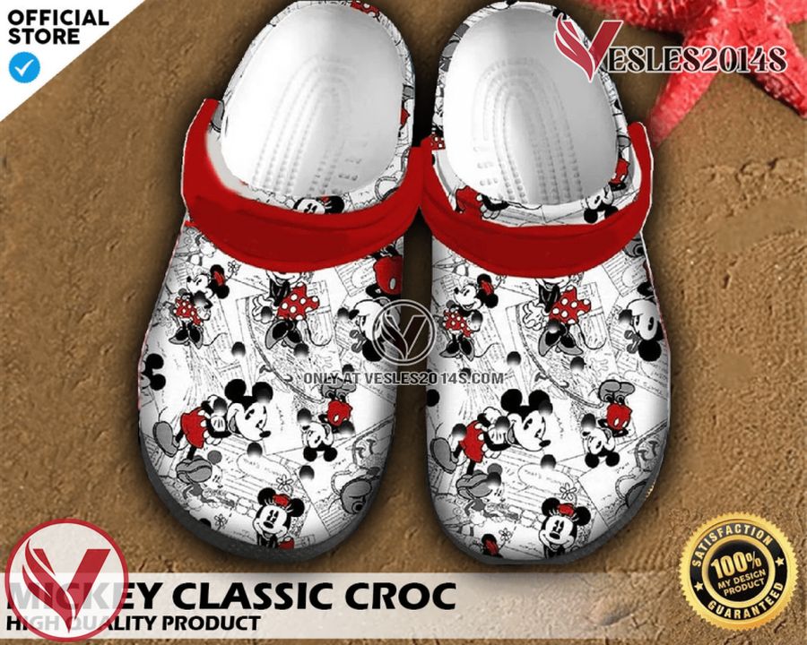 Mickey Mouse Crocs Clog Shoes Style 48, Unique Gift From Vesles2014S 3