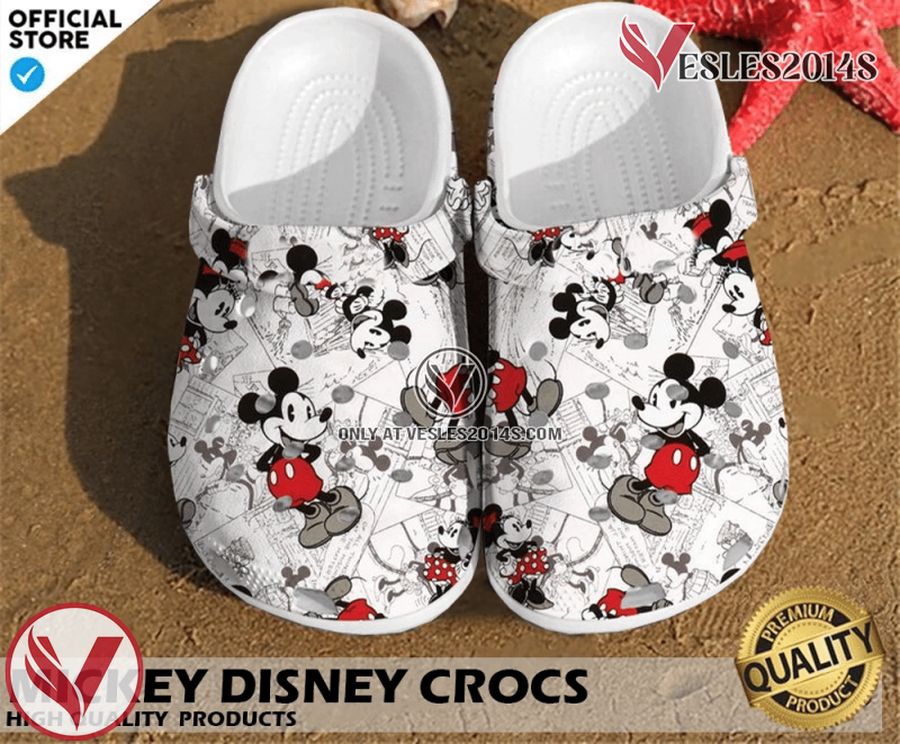 Mickey Mouse Crocs Clog Shoes Style 55, Unique Gift From Vesles2014S 2