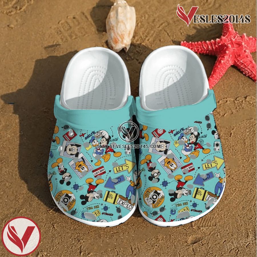 Mickey Mouse Crocs Clog Shoes Style 68, Unique Gift From Vesles2014S