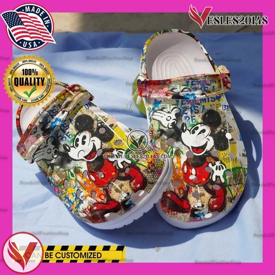 Mickey Mouse Crocs Clog Shoes Style 73, Unique Gift From Vesles2014S 2