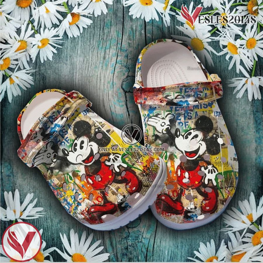 Mickey Mouse Crocs Clog Shoes Style 73, Unique Gift From Vesles2014S