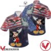 Mickey Mouse Us Flag Firework Hawaiian Shirt, Unique Gifts For Friends - Vesles2014S 1
