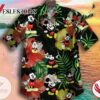 Mickey Mouse With Milk Tea Disney For men And Women Graphic Print Short Sleeve Hawaiian Casual Shirt Vesles2014S