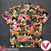Mickey Red Hibiscus Palm Leaves Hawaiian Shirt, Unique Gifts For Friends - Vesles2014S 1